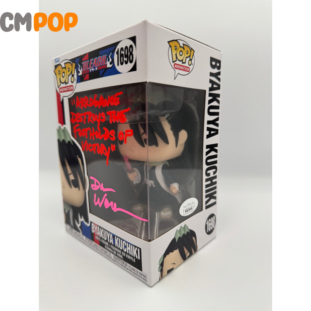 Byakuya Kuchiki - #1698 Funko Pop! Animation Bleach Signed By Dan Woren Certified Pop