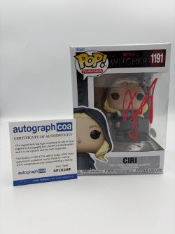 Ciri - #1191 - The Witcher - Signed By Freya Allan - Autographcoa Certified
