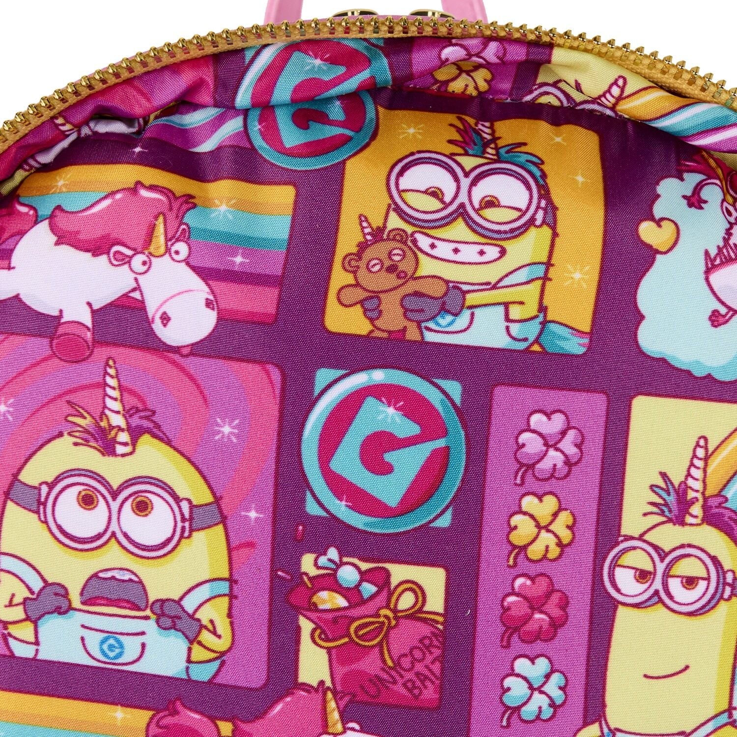 Universal Minions Fluffy Unicorn Mini Backpack - Loungefly