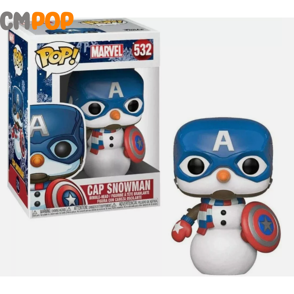 Cap Snowman - #532 Funko Pop! Marvel Pop