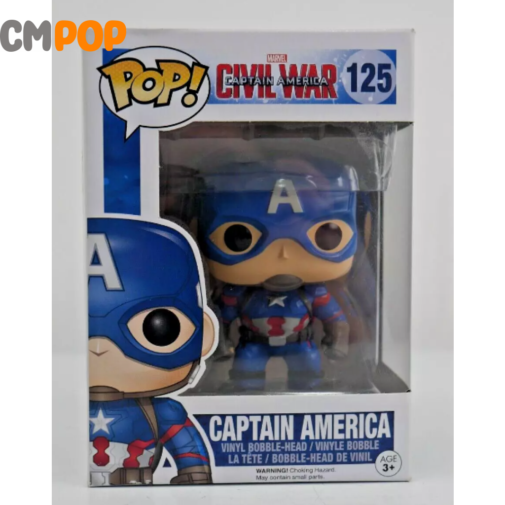 Captain America - #125 Funko Pop! Marvel Civil War Pop