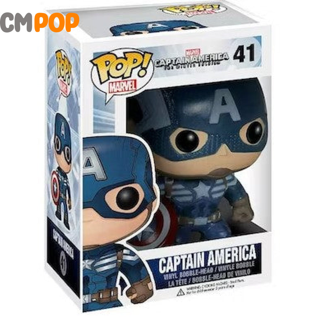 Captain America - #41 Funko Pop! Winter Soldier 8.5/10 Condition Pop