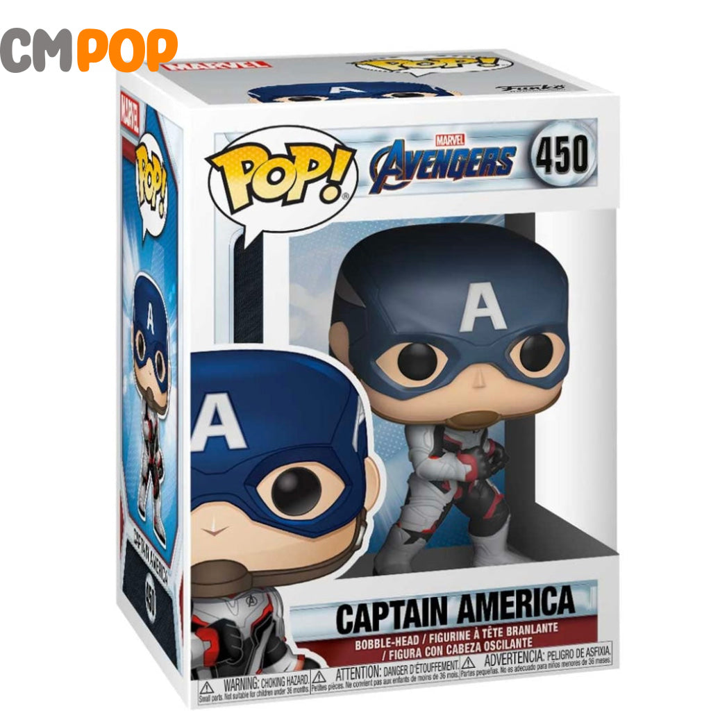 Captain America - #450 - Funko Pop! - Marvel - GITD Funko Pop