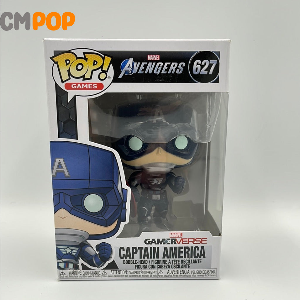 Captain America - #627 Funko Pop! Marvel Avengers Games Condition 9/10 Pop