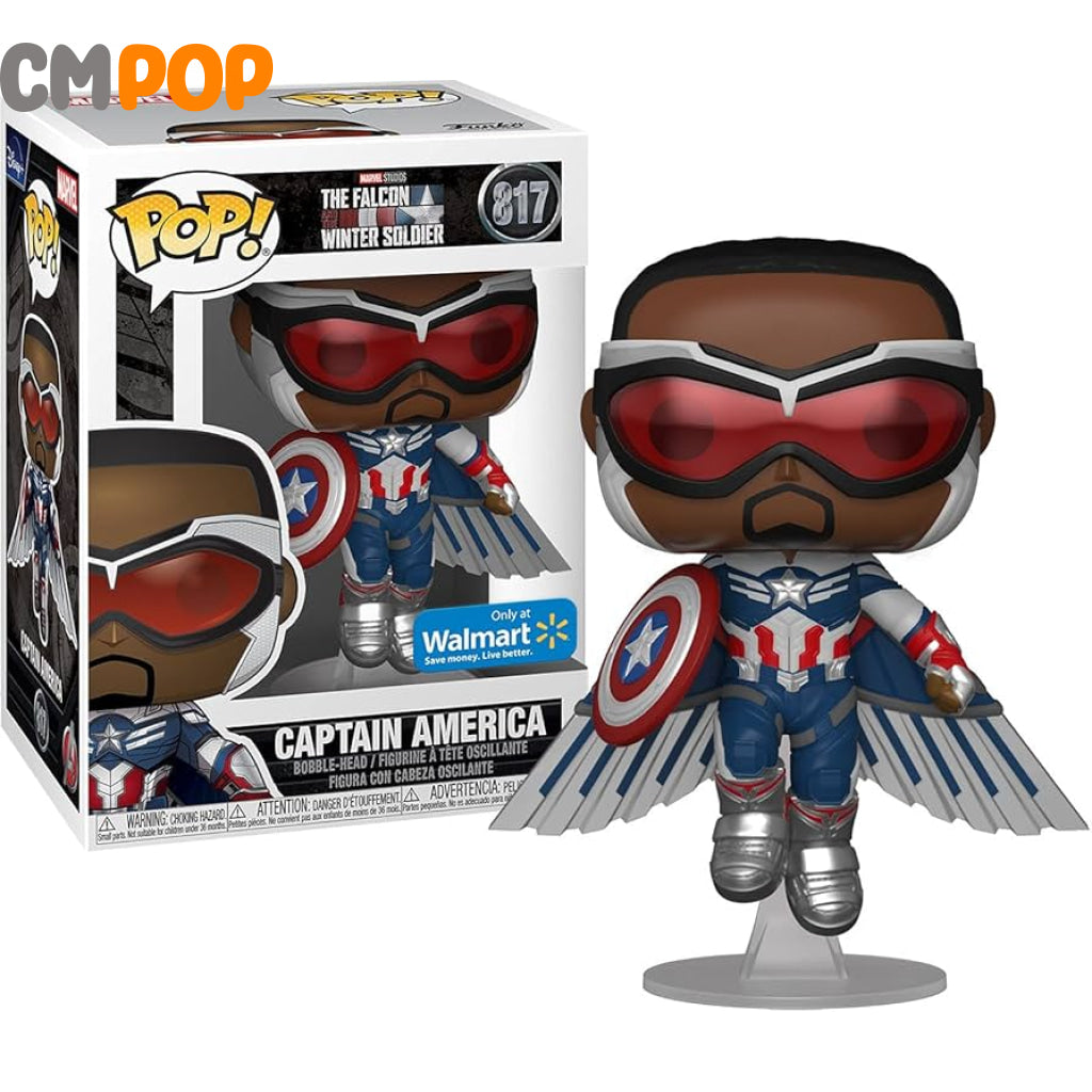 Captain America - #817 Funko Pop! Marvel The Falcon Winter Soldier Walmart Exclusive Pop