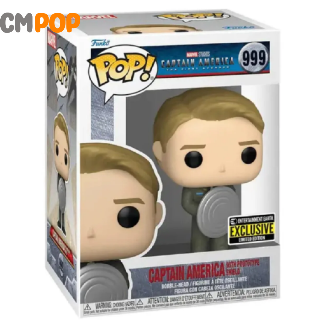 Captain America - #999 Funko Pop! The First Avenger Marvel Ee Exclusive Pop