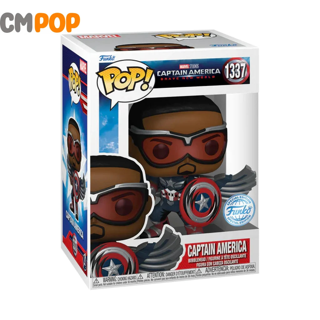 Captain America (Retro) - #1337 Funko Pop! Marvel Brave New World Exclusive