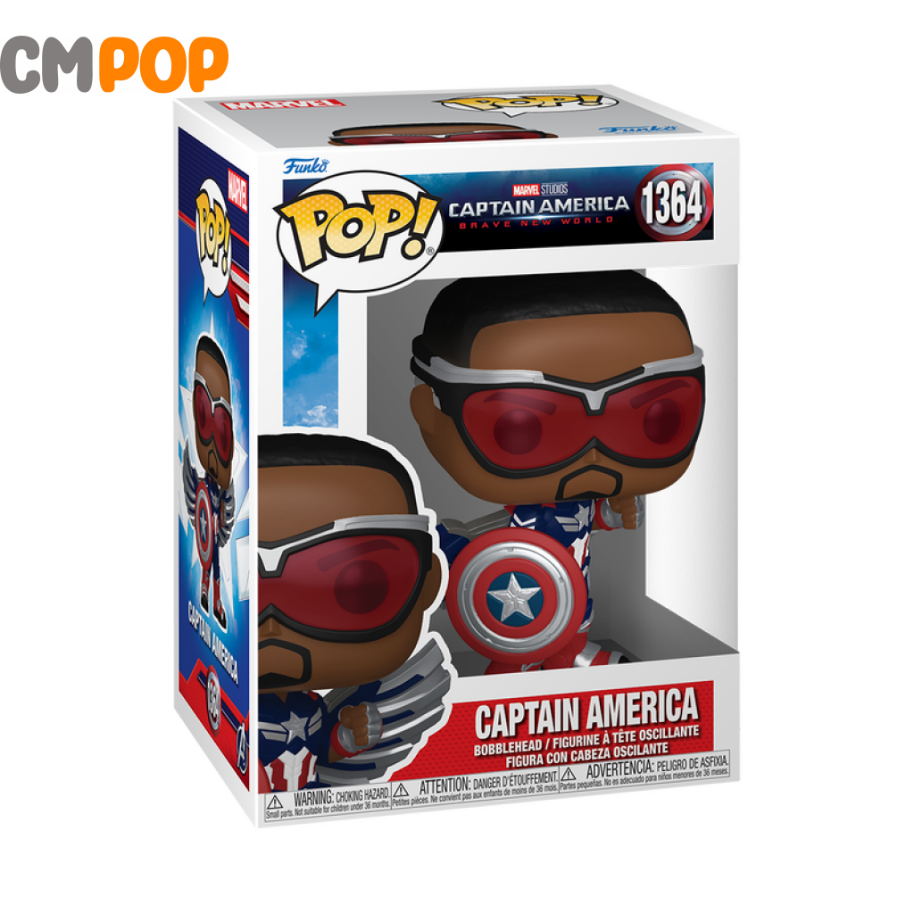 Captain America (Sam Wilson) - #1364 Funko Pop! Marvel Brave New World
