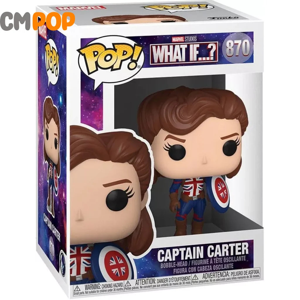 Captain Carter - #870- Funko Pop! Marvel What If...? Pop