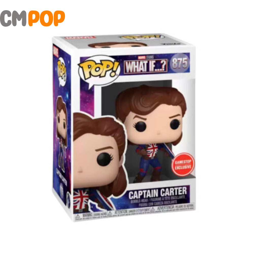 Captain Carter - #875 Funko Pop! Marvel What If Gamestop Exclusive Pop