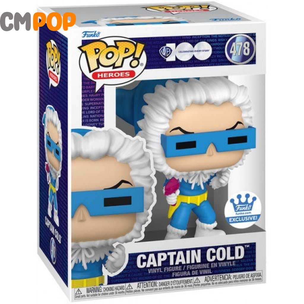 Captain Gold - #478 - Funko Pop! - Heroes - Warner Bros 100th - Funko Exclusive Funko Pop