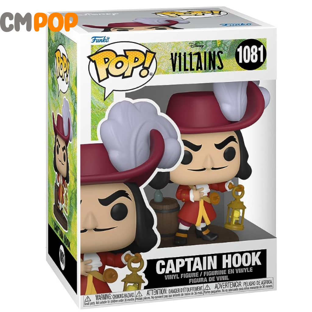 Captain Hook - #1081 Funko Pop! Disney Villains Pop
