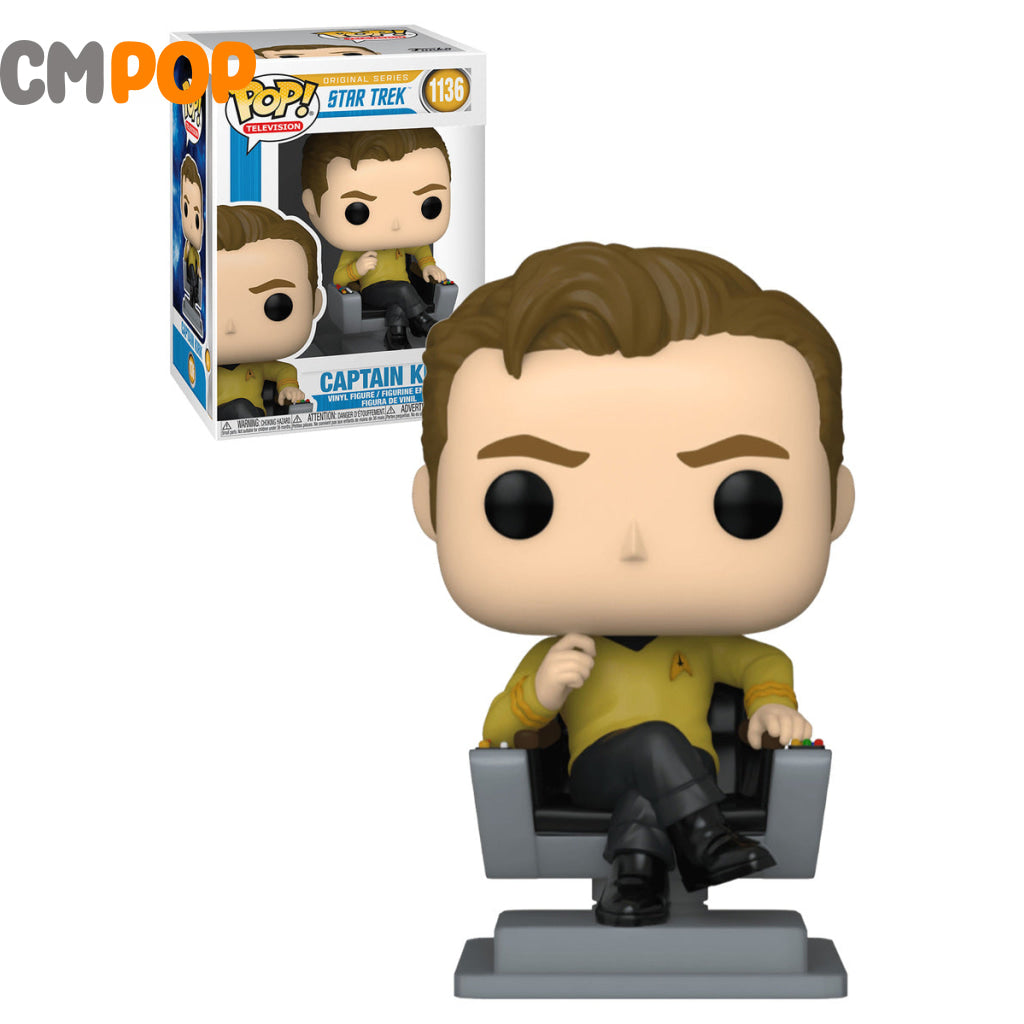 Captain Kirk - #1136 Funko Pop! Television Star Trek Pop