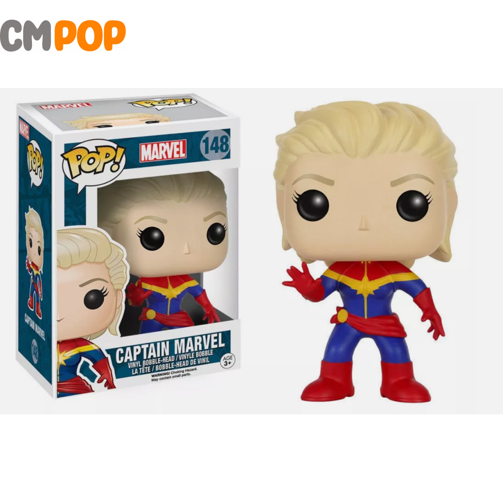 Captain Marvel- #148 - Funko Pop! Marvel Pop