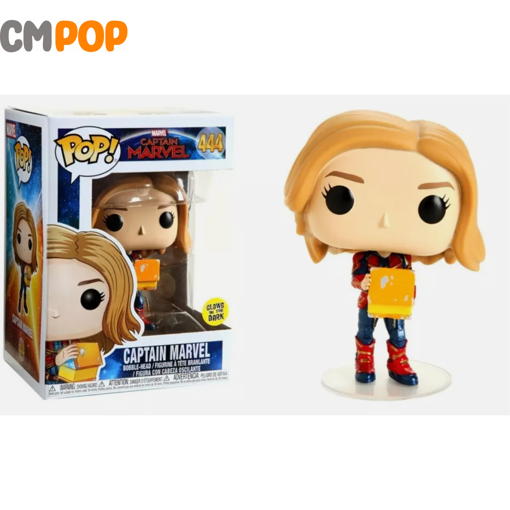 Captain Marvel - #444 Funko Pop! Gitd Pop