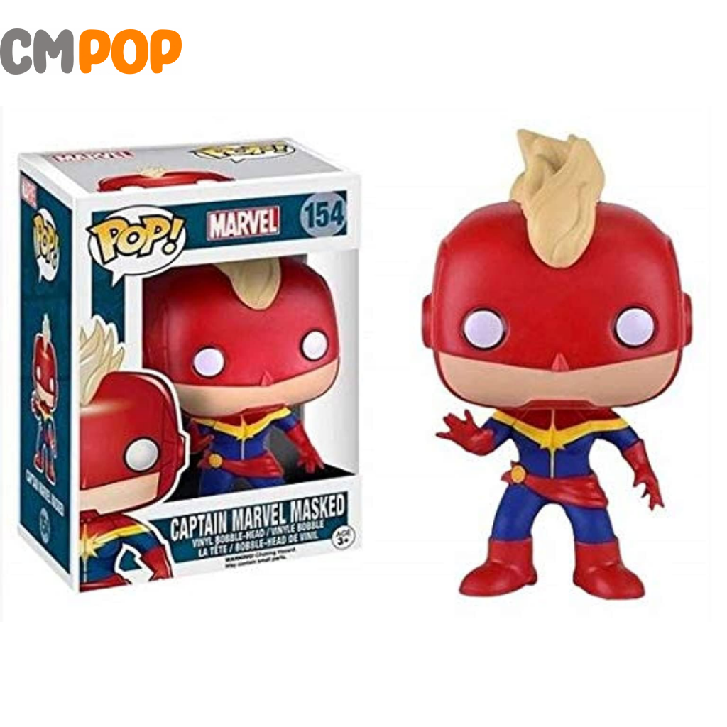 Captain Marvel Masked - #154 Funko Pop! Pop