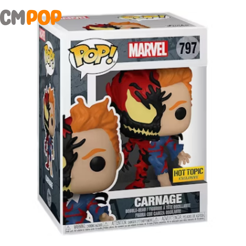 Carnage - #797 Funko Pop! Marvel Hot Topic Exclusive Pop