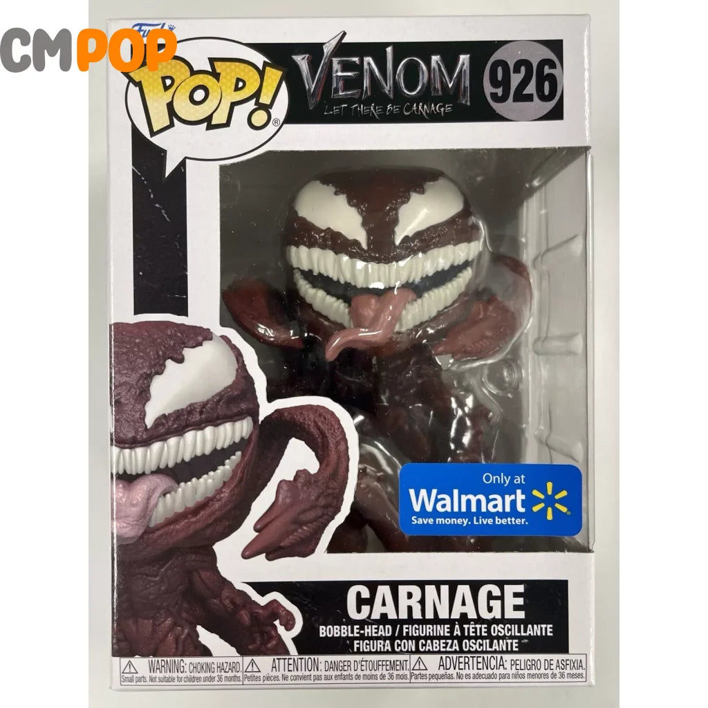 Carnage - #926 - Funko Pop! - Marvel - Venom - Walmart Exclusive Funko Pop