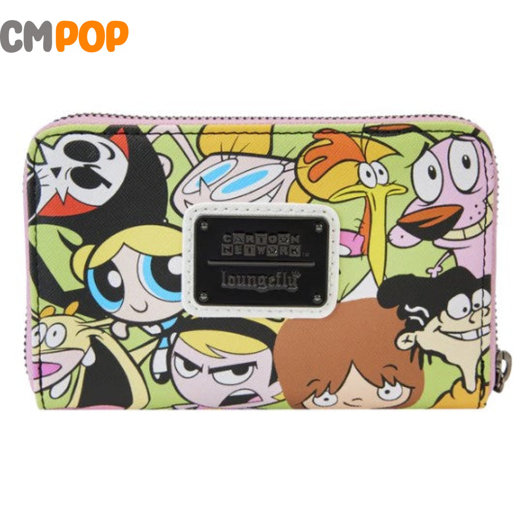 Cartoon Network Retro Collage Zip Around Wallet - Loungefly