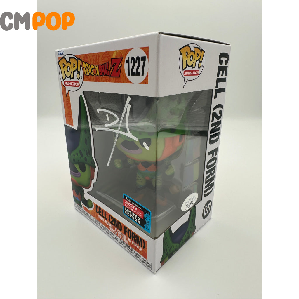 Cell (2Nd Form) - #1227 Funko Pop! Animation -Dragon Ball Z 2022 Nycc Exclusive Signed By Certified