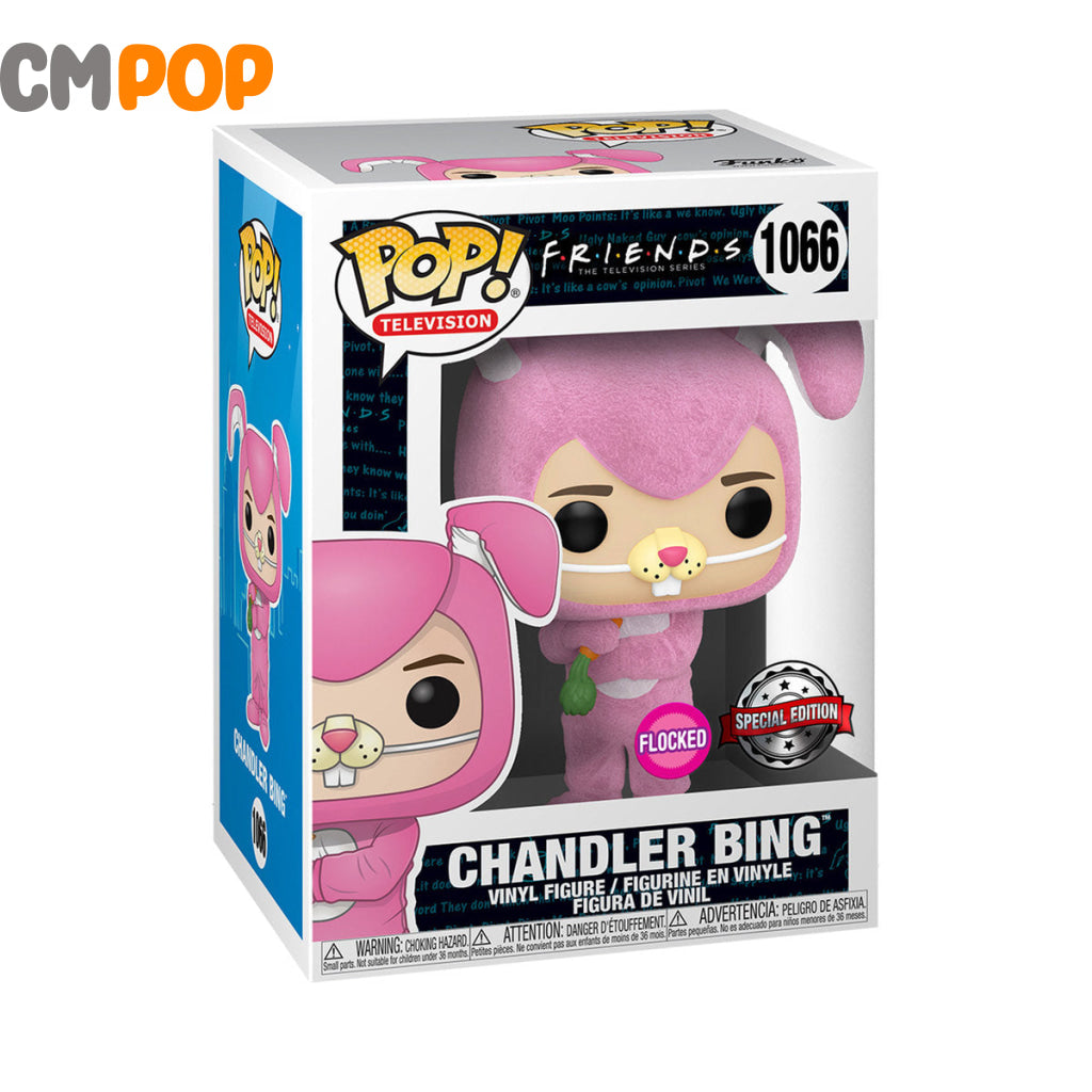 Chandler Bing - #1066 Funko Pop! Television Friends Flocked Special Edition Pop