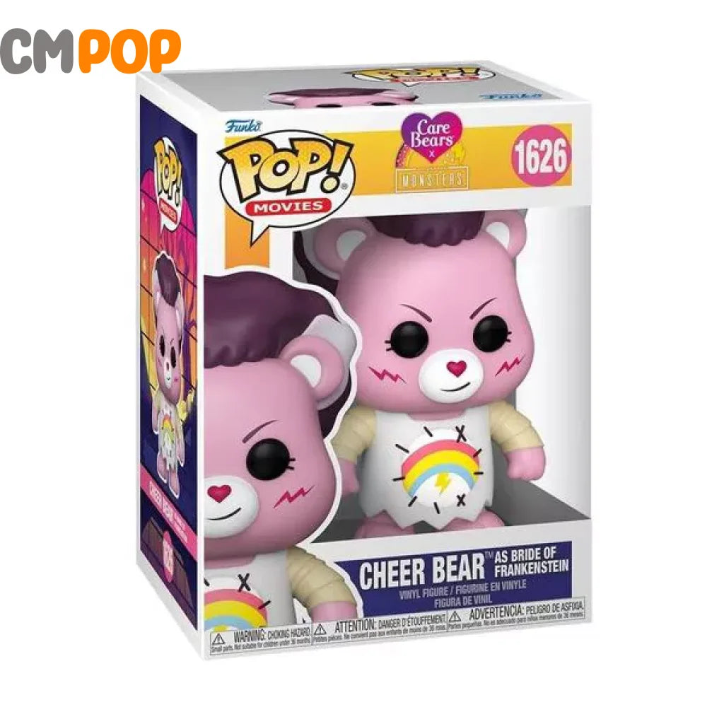 Cheer Bear As Bride Of Frankenstein - #1626 Funko Pop! Care Bears Movies Pop