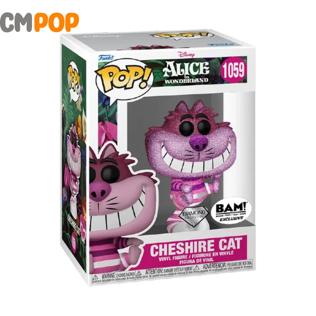 Cheshire Cat - #1059 - Funko Pop! - Disney - Alice in Wonderland - Diamond Collection - BAM Exclusive Funko Pop