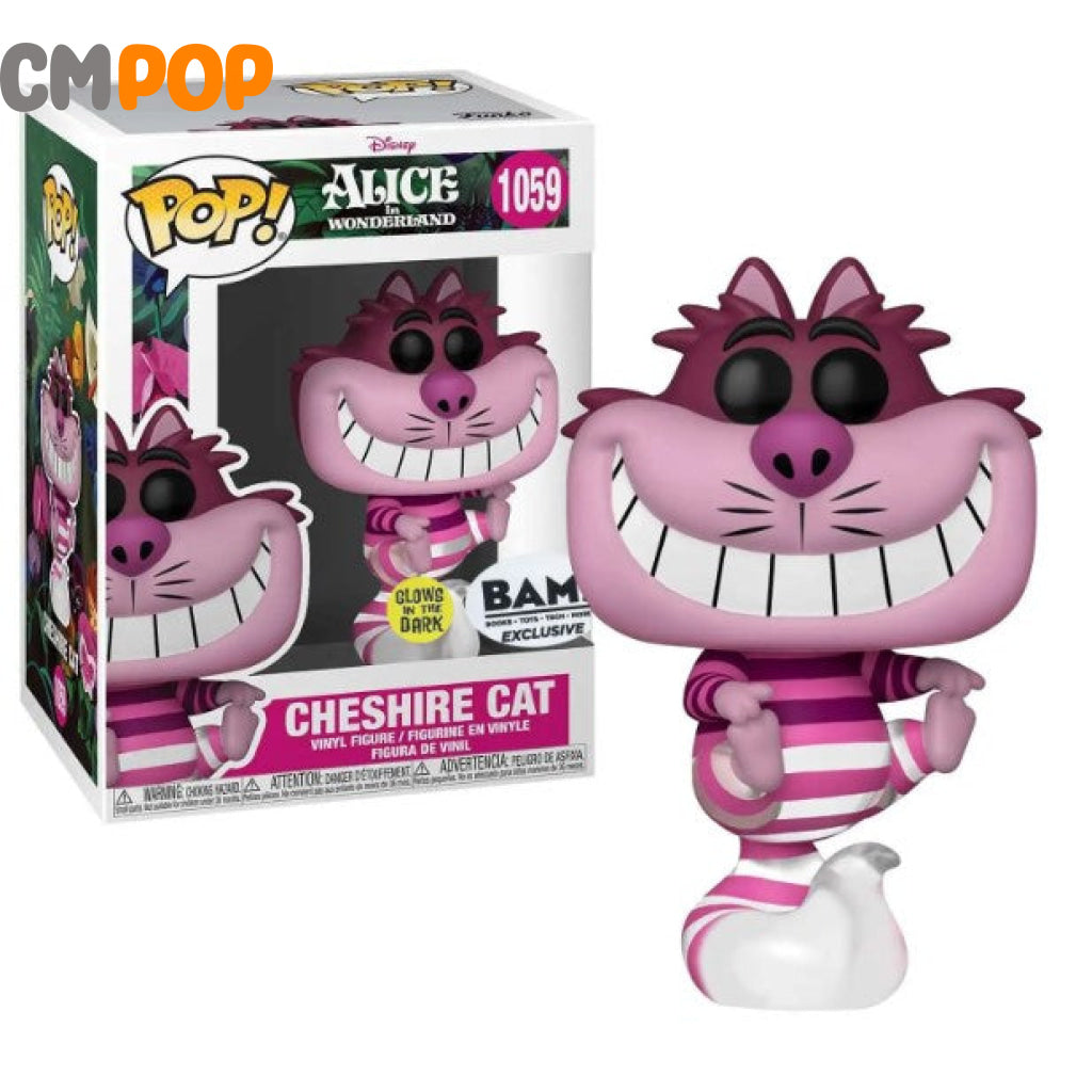 Cheshire Cat - #1059 Funko Pop! Disney Alice In Wonderland Glows The Dark Bam Entertainment