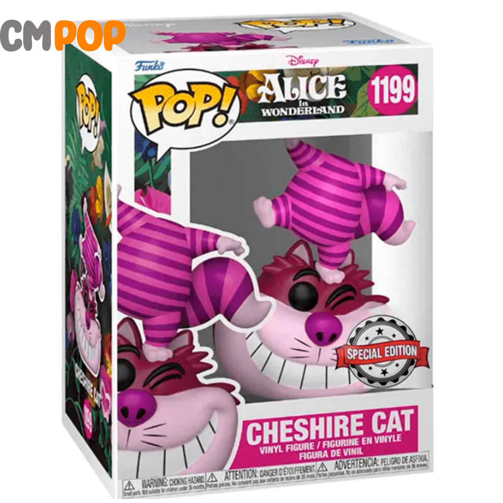 Cheshire Cat - #1199 Funko Pop! Disney Alice In Wonderland Special Edition Exclusive Pop