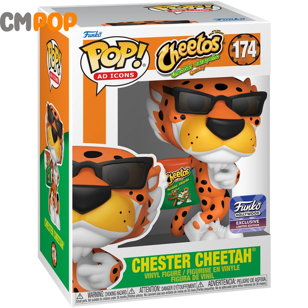 Chester Cheetah Chase - #174 Funko Pop! Cheetos Ad Icons Hollywood Exclusive Pop