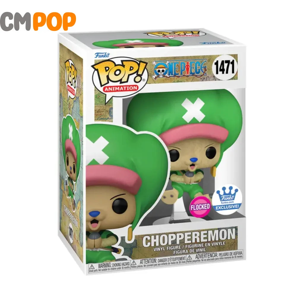 Choppermon - #1471 Funko Pop! One Piece Flocked Exclusive Pop