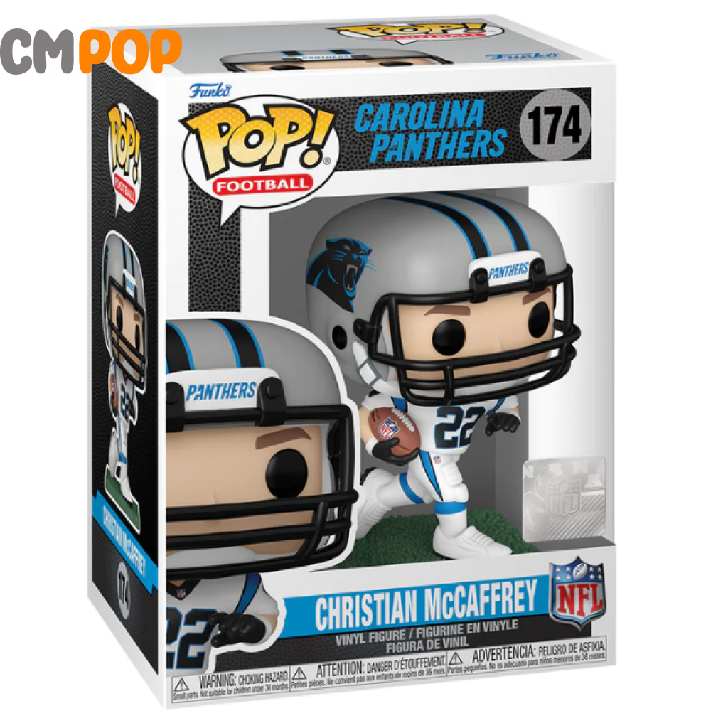 Pop Nfl: Panthers- C. Mccaffrey(Away) Funko Pop