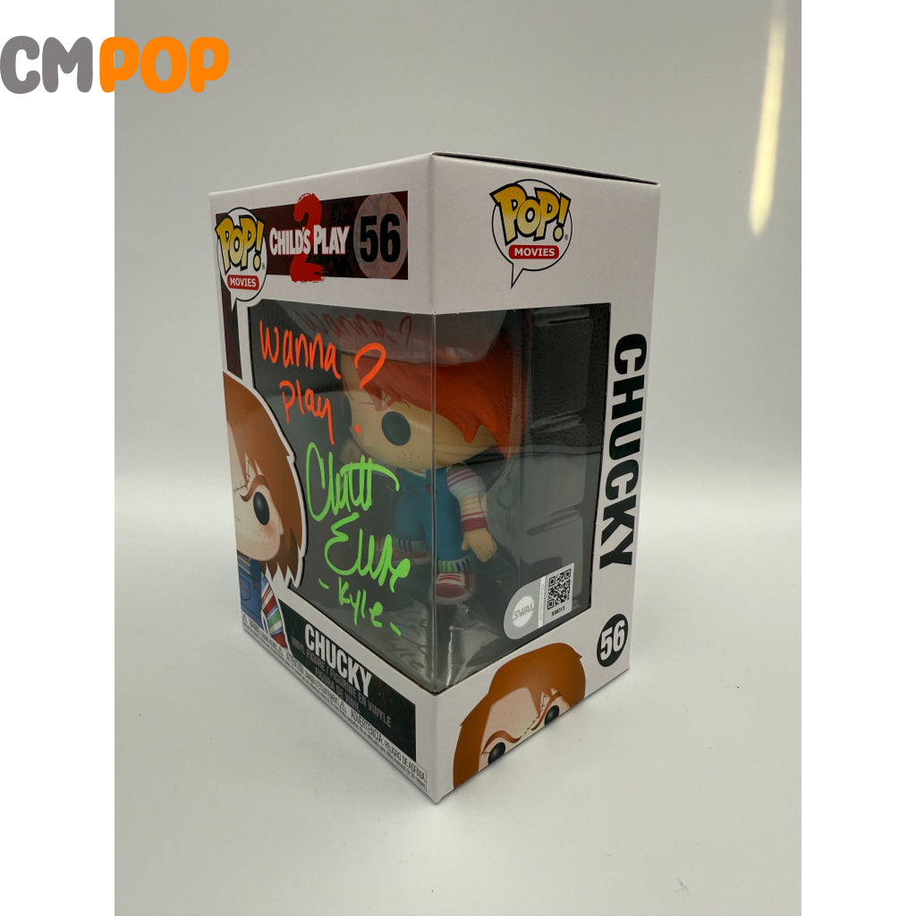 Chucky - #56 - Funko Pop! - Movies - Childs Play 2 - Signed by Christine Elise - Certified Pop! Funko Pop