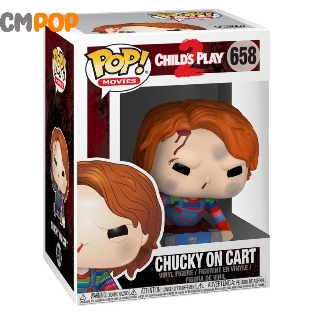 Chucky on Cart - #658 - Funko Pop! - Movies - Horror