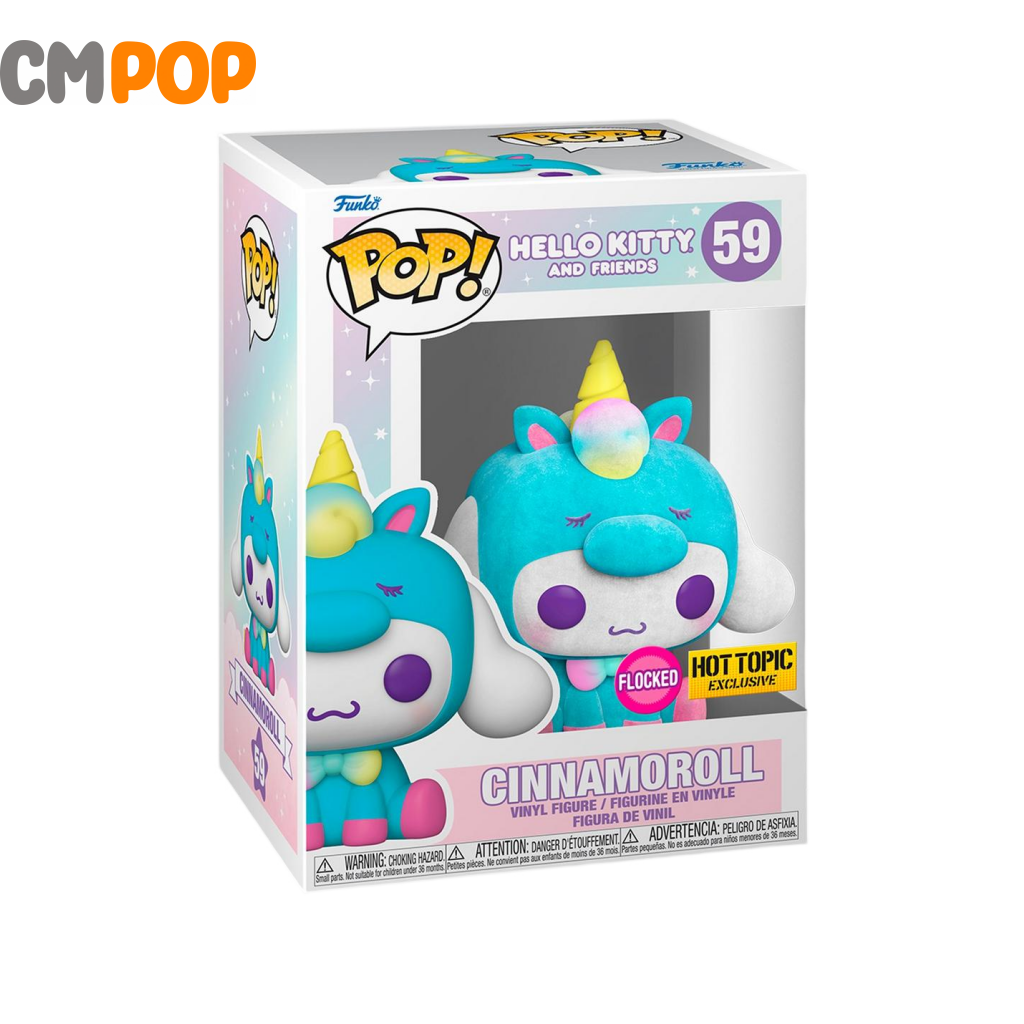 Cinnamoroll Flocked - Hello Kitty- #59 Funko Pop! Hot Topic Exclusive Pop