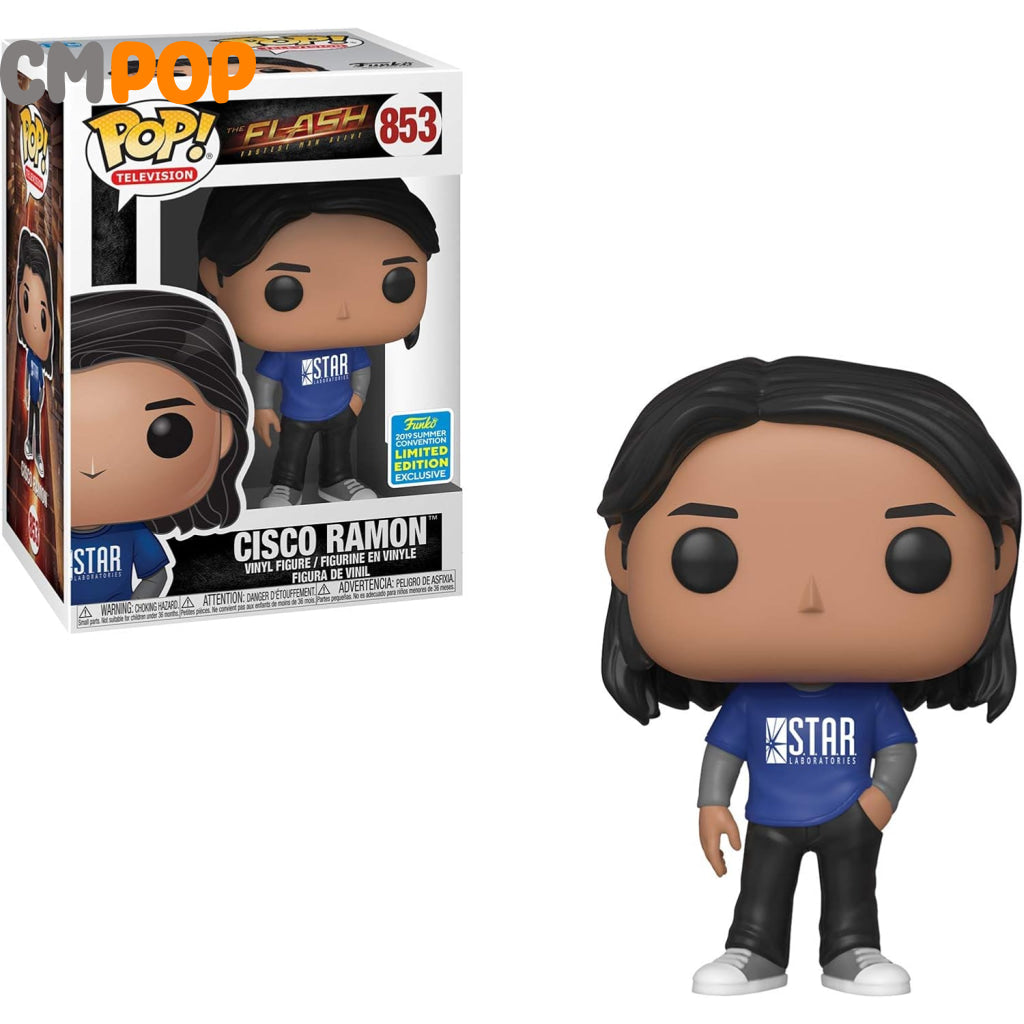 Cisco Ramon - #853 - Funko Pop! - The Flash - 2019 Summer Convention Limited Edition Exclusive Funko Pop