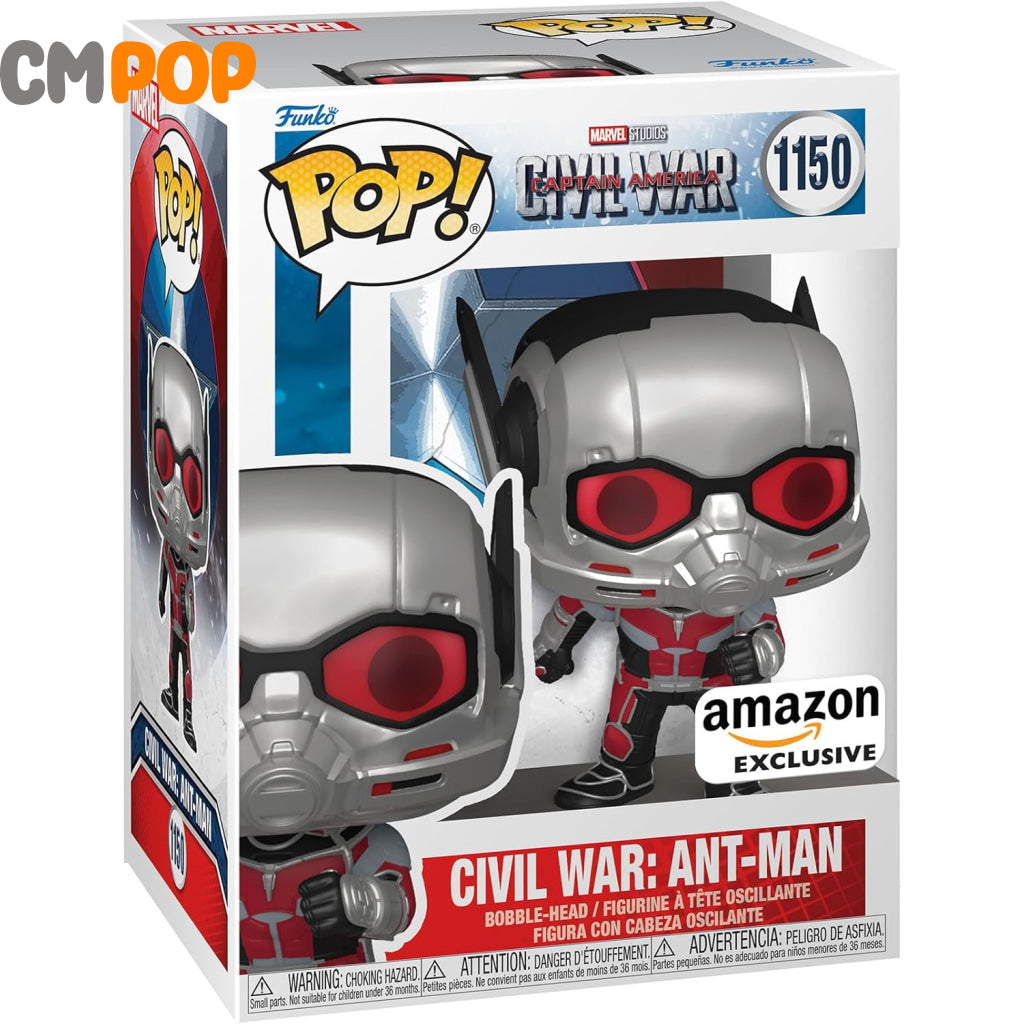 Civil War: Ant Man - #1150 - Funko Pop! - Marvel - Captain America - Civil War - Amazon Exclusive