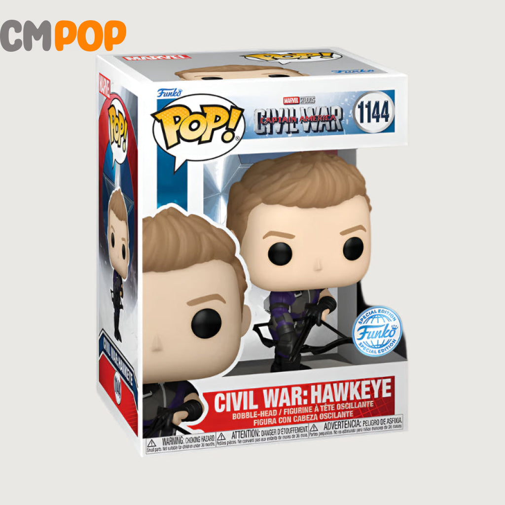 Civil War: Hawkeye - #1144 - Funko Pop! - Marvel - Captain America - Civil War - Funko Special Edition