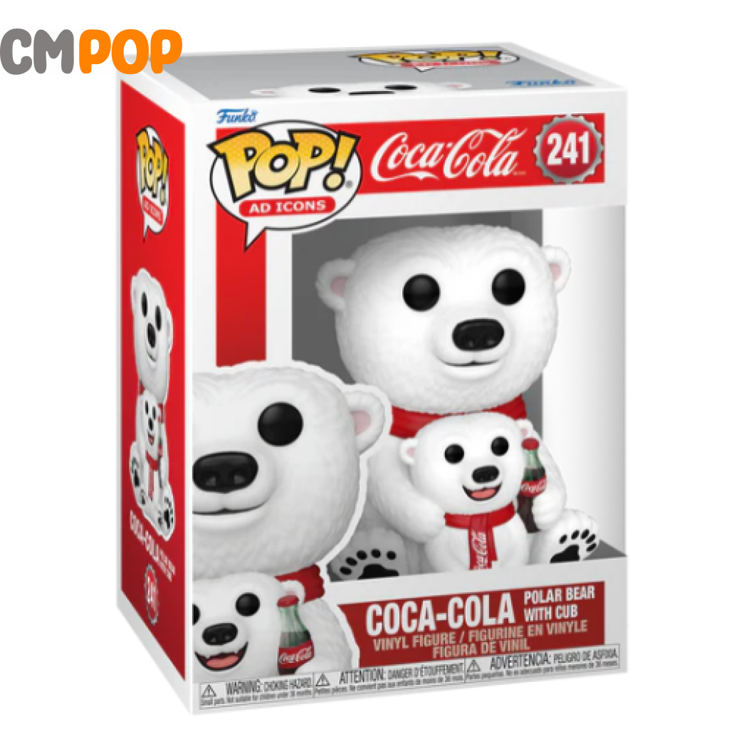 Coca Cola Bear With Cub - #241 Funko Pop! Ad Icons Pop