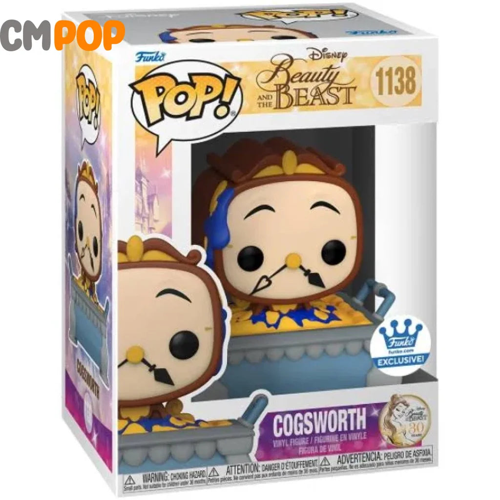 Cogsworth- #1138 - Funko Pop! Disney Beauty And The Beast Exclusive Pop
