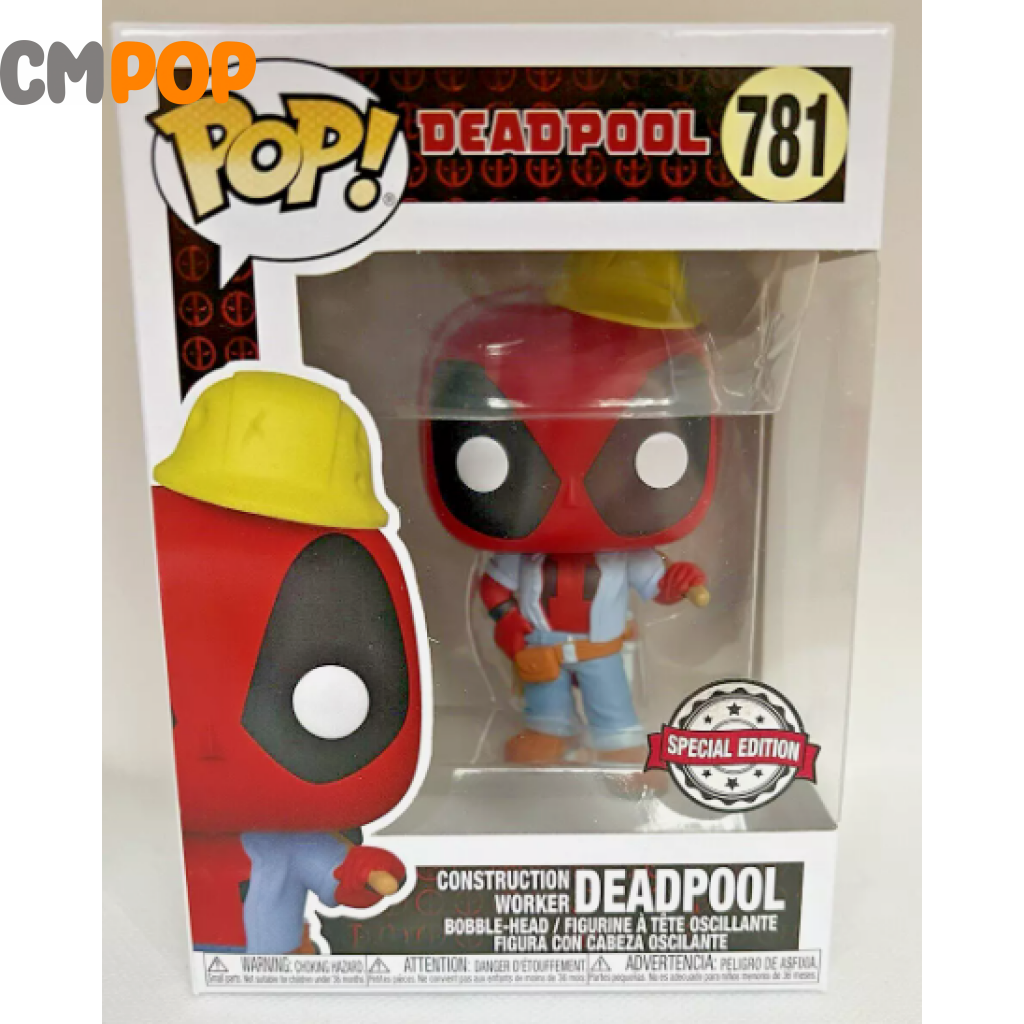 Construction Worker Deadpool - #781 Funko Pop! Marvel Special Edition Pop