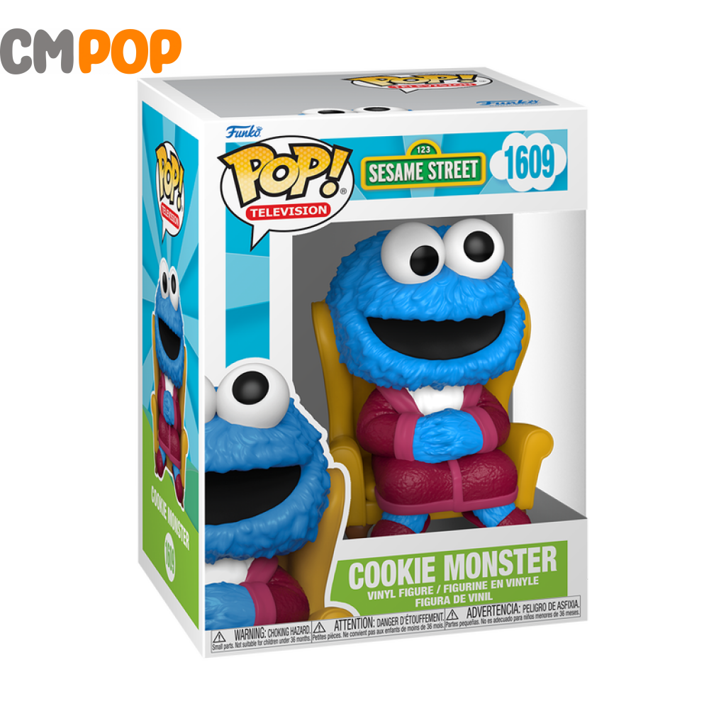 Cookie Monster - Sesame Street Series 3 #1609 Funko Pop! Tv Pop
