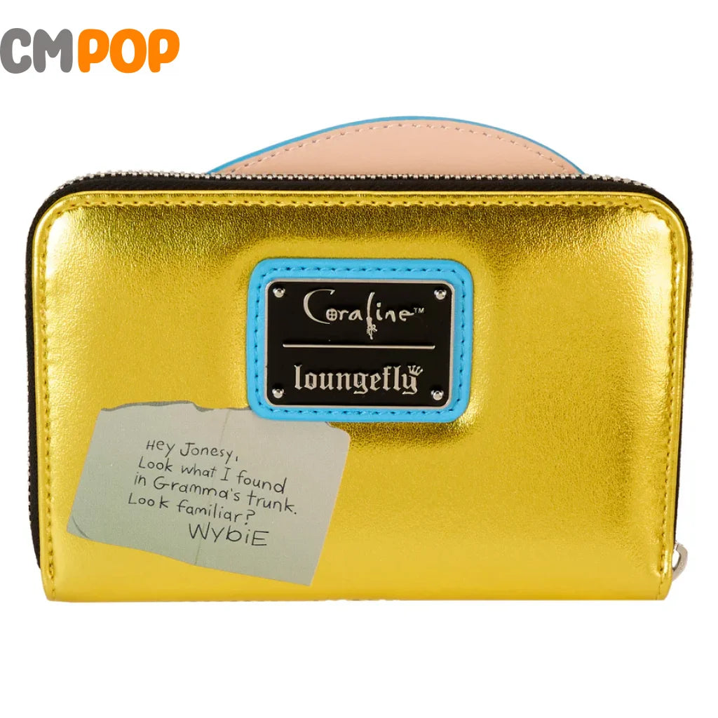 Coraline 15Th-Anniversary Doll Cosplay Zip Around Wallet - Loungefly