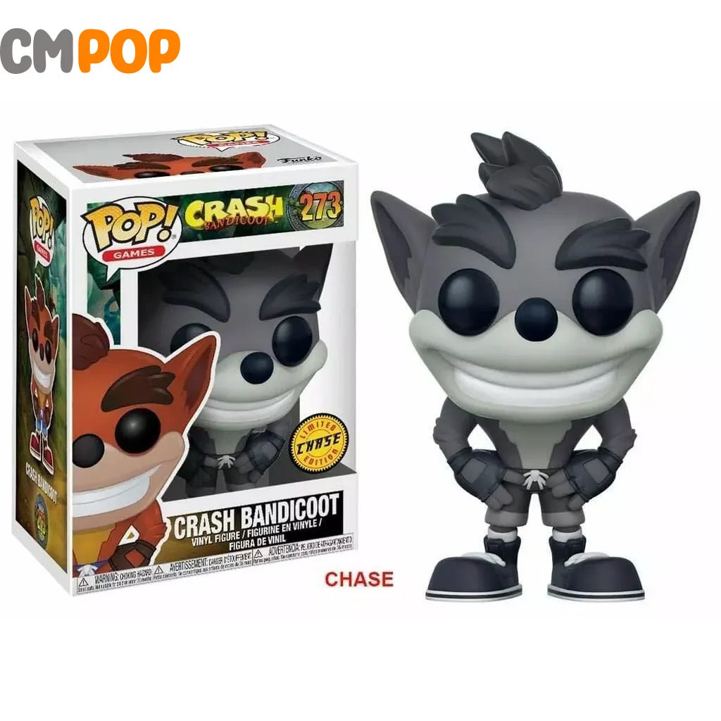 Crash Bandicoot - #273 Funko Pop! Games Chase Limited Edition Pop
