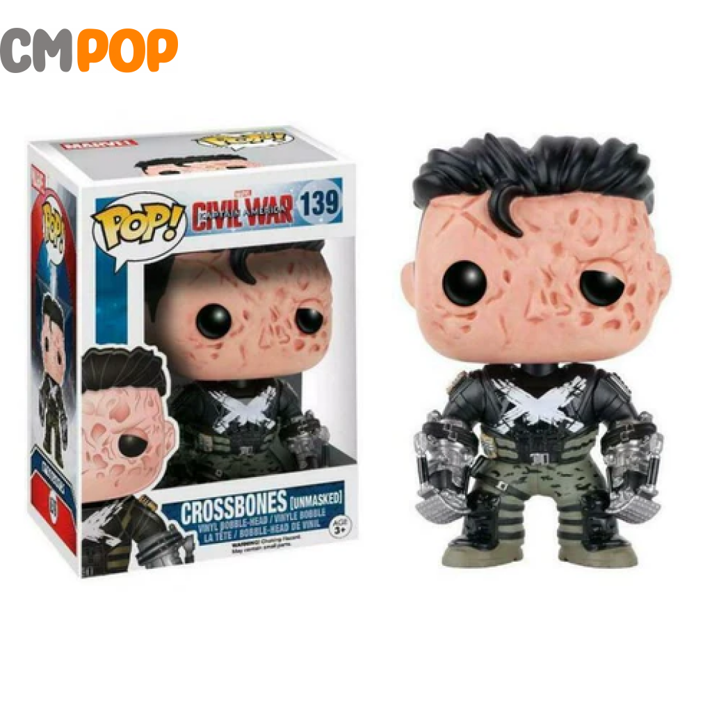 Crossbones (Unmasked) - #139 Funko Pop! Marvel Civil War Pop