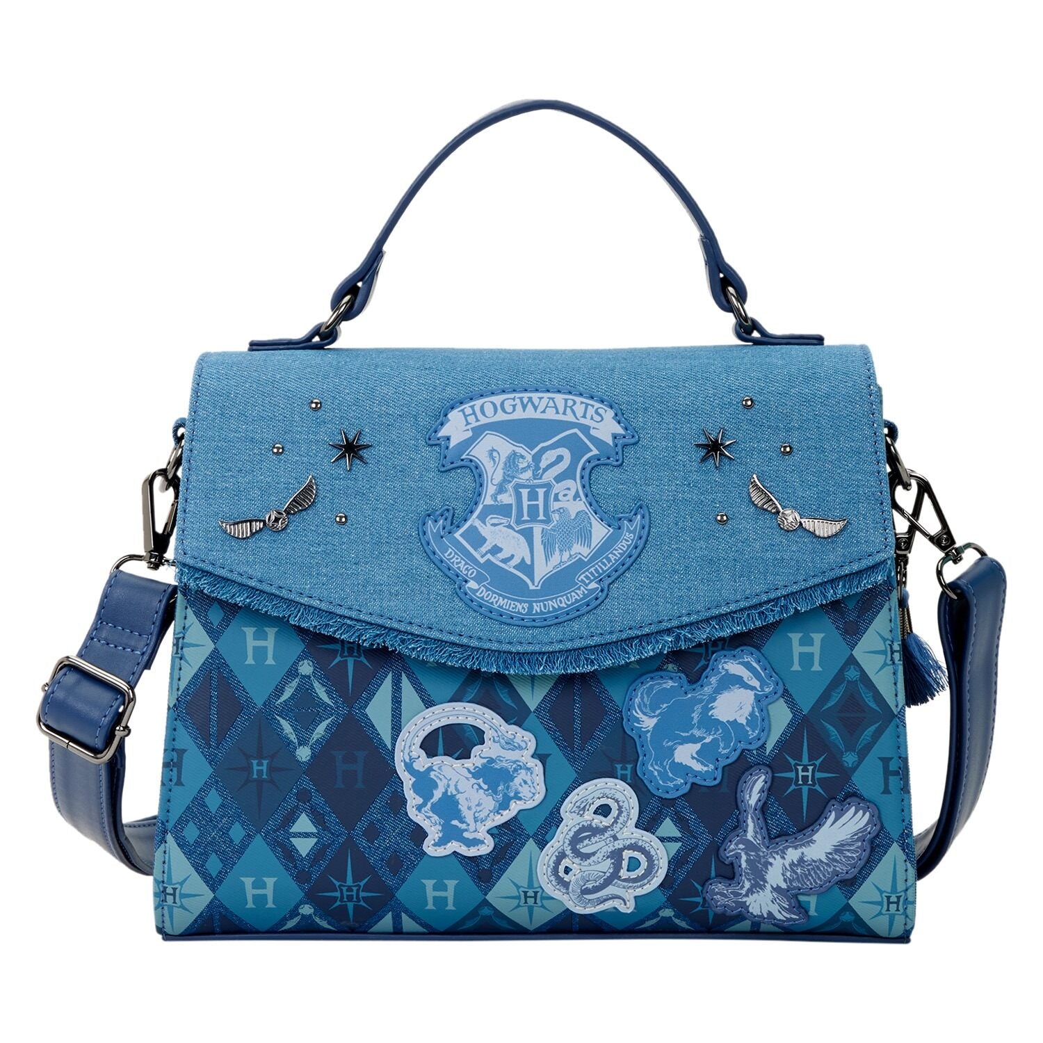 Warner Brothers - Harry Potter Denim Crossbody Bag – Loungefly