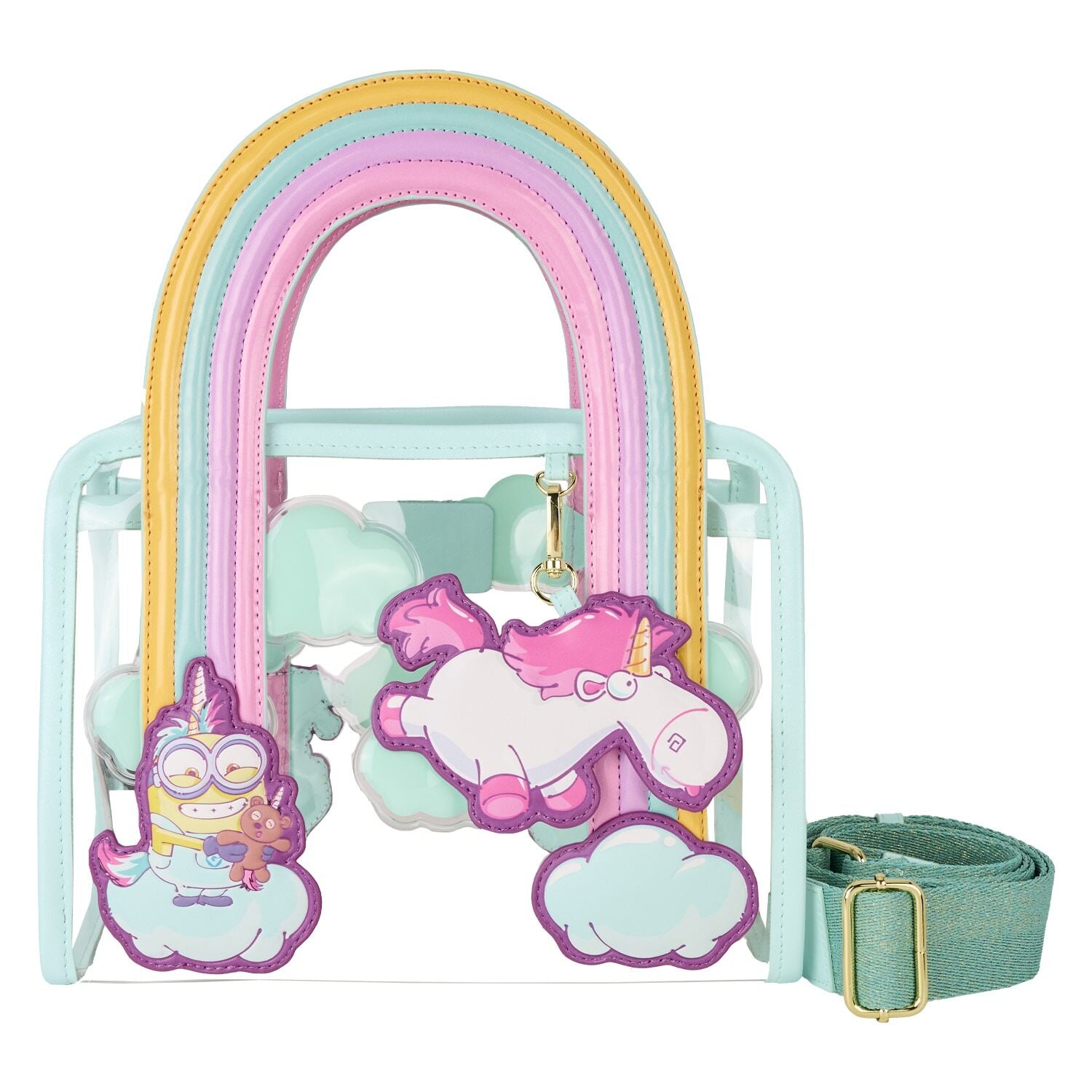 Universal Minions Fluffy Unicorn Tote - Loungefly
