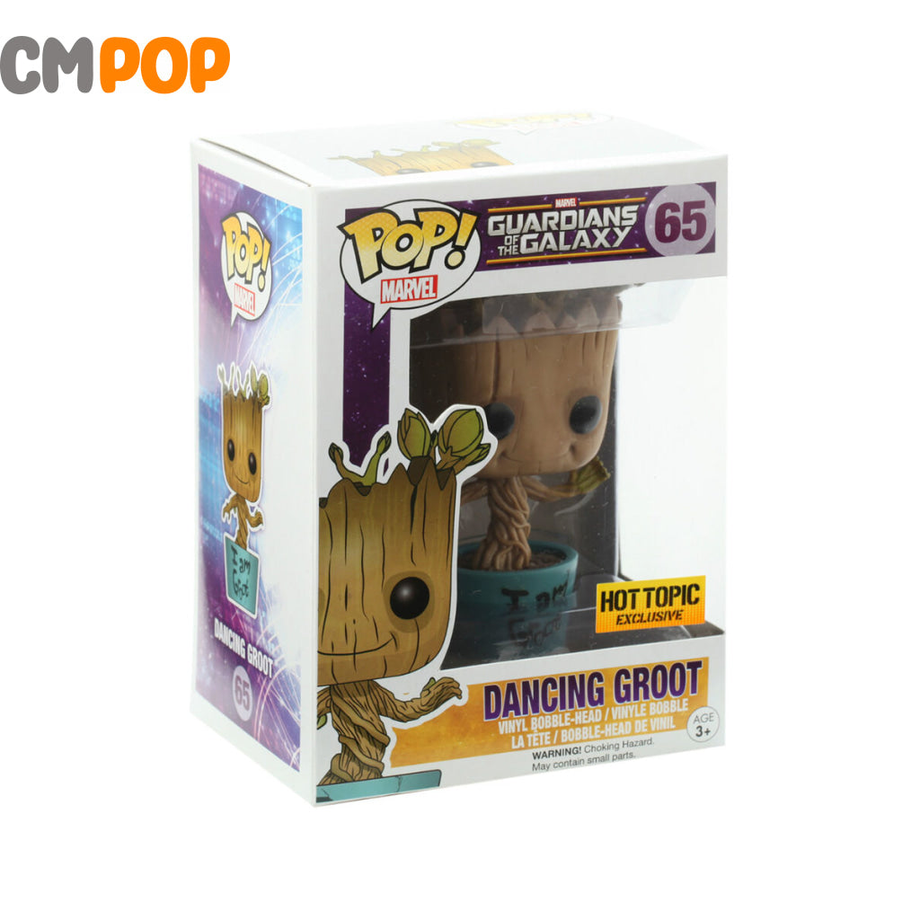 Dancing Groot - #65- Funko Pop! Marvel Guardians Of The Galaxy Hot Topic Exclusive Pop