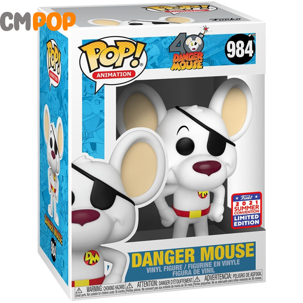 Danger Mouse - #984 Funko Pop! Animation 2021 Convention Limited Edition Pop