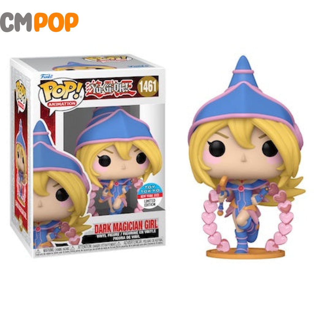 Dark Magician Girl - #1461 Funko Pop! Nycc 2023 Stickered Convention Exclusive Yu-Gi-Oh Pop